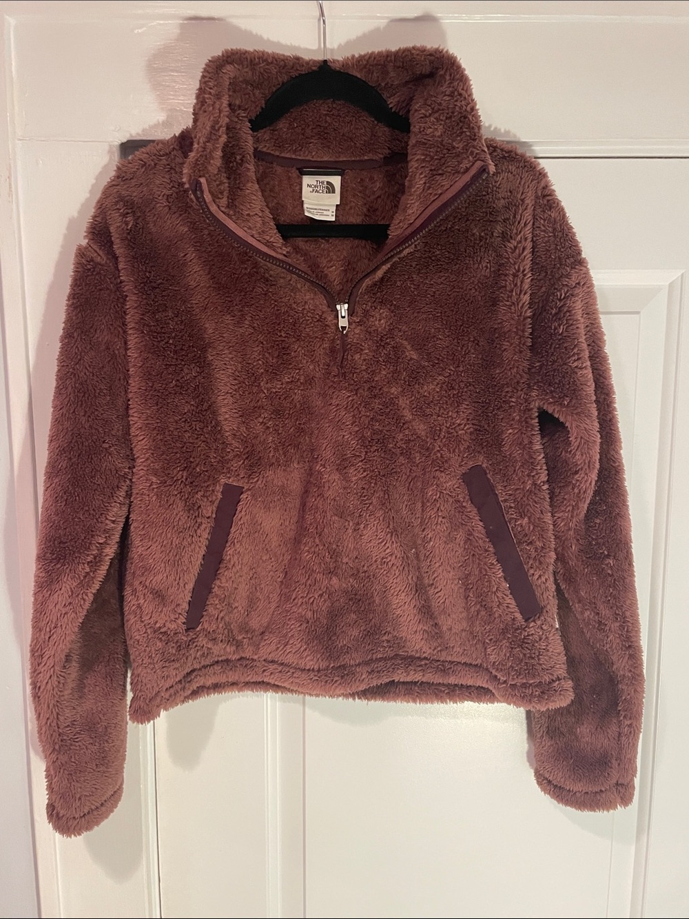 The North Face Women's Plush Half-Zip Fleece Pullover - Brown